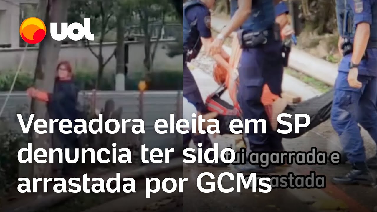 Vereadora eleita denuncia crime ambiental e &eacute; arrastada por GCMs em protesto em S&atilde;o Paulo; veja