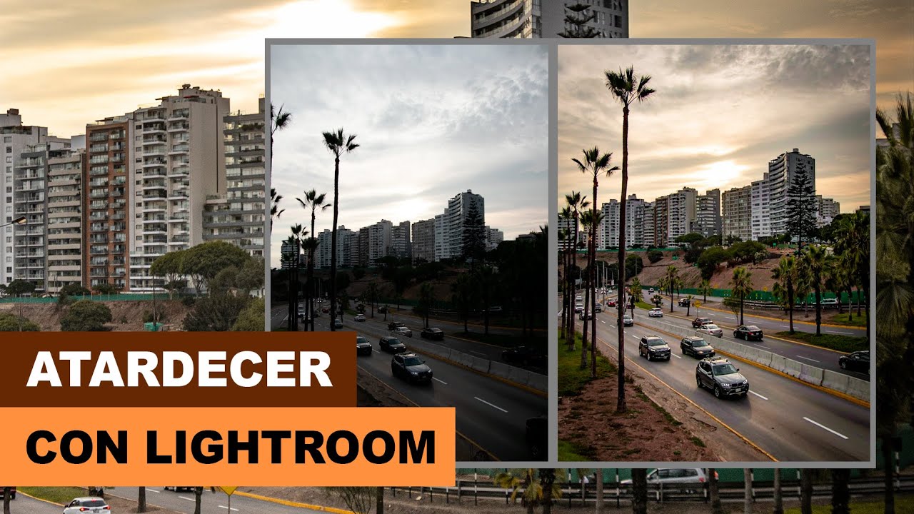 Revelado de atardecer en Adobe Lightroom