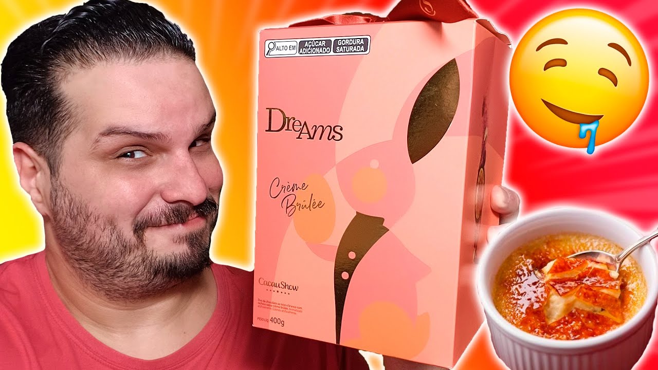 O MAIOR LANÇAMENTO DESTA PÁSCOA - OVO CREME BRÚLÉE DA CACAU SHOW