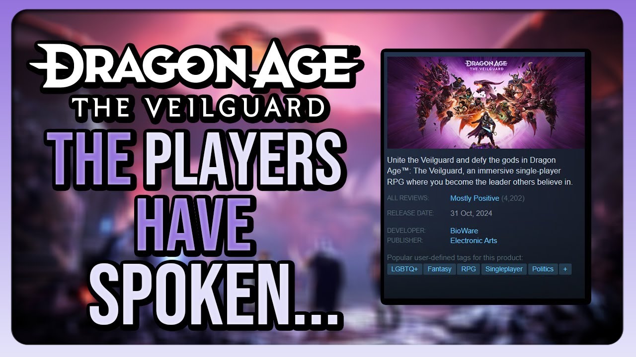 Dragon Age: The PLAYERS Have Spoken....And Its POSITIVE!