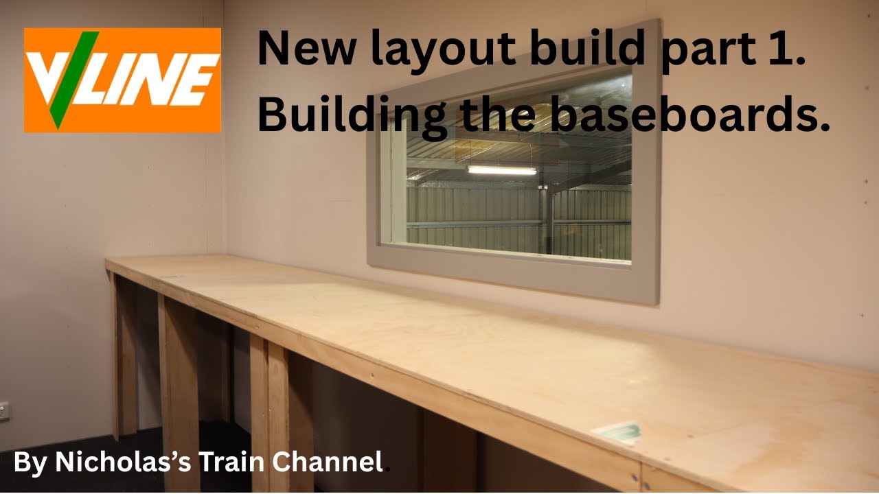 99. New HO scale layout build part 1 - Building the baseboards.