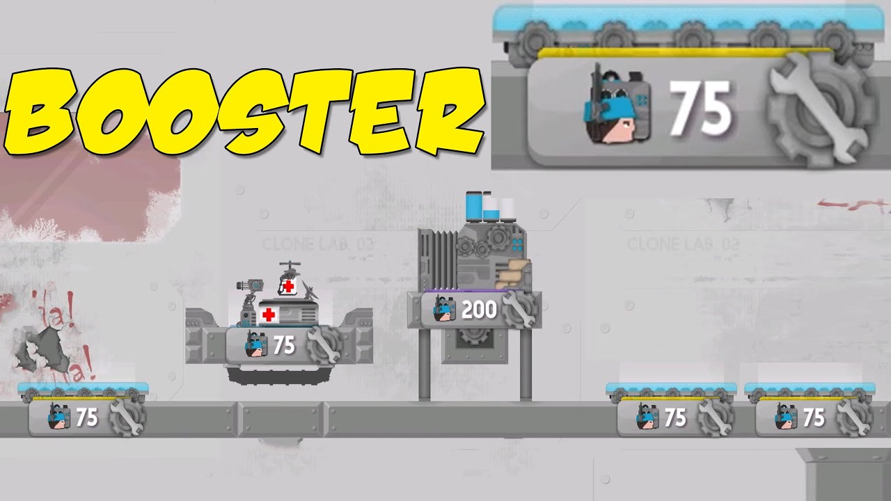 Test Booster Clone Armies Battle Game! 2d games
