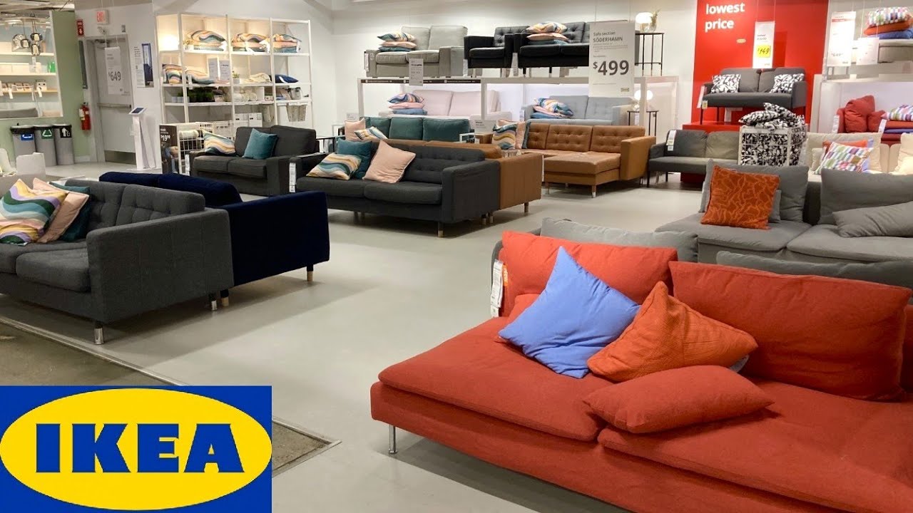 IKEA SOFAS COUCHES ARMCHAIRS COFFEE TABLES FURNITURE DECOR SHOP WITH ME SHOPPING STORE WALK THROUGH