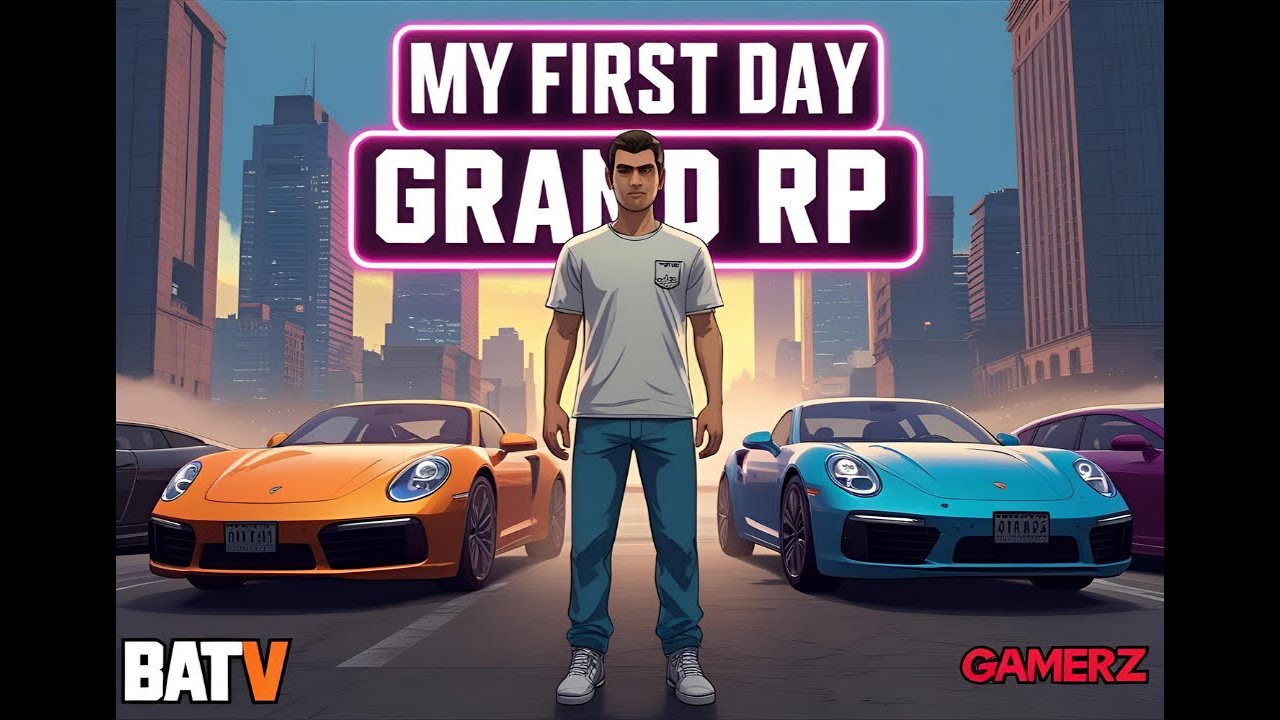 Grand RP First Day Experience | Noob to Pro Start 🔥| Bat V Gamerz