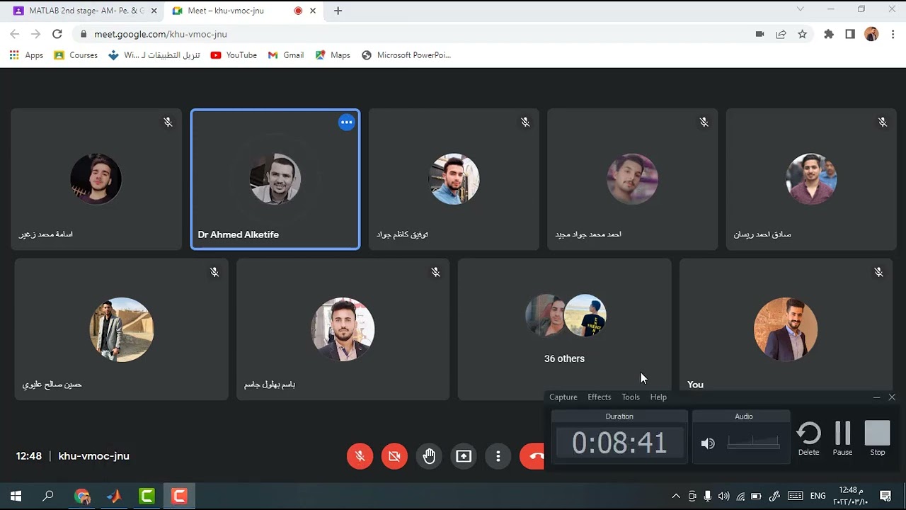 محاضره ماتلاب مرحلة ثانيه هندسة نفط