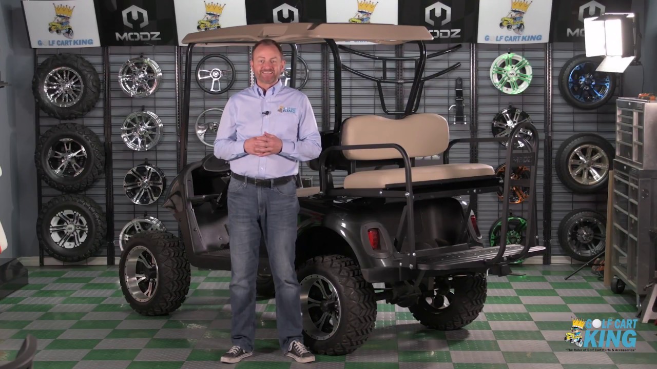 Modz All American Golf Cart Rear Flip Seat Kit by Golf Cart King