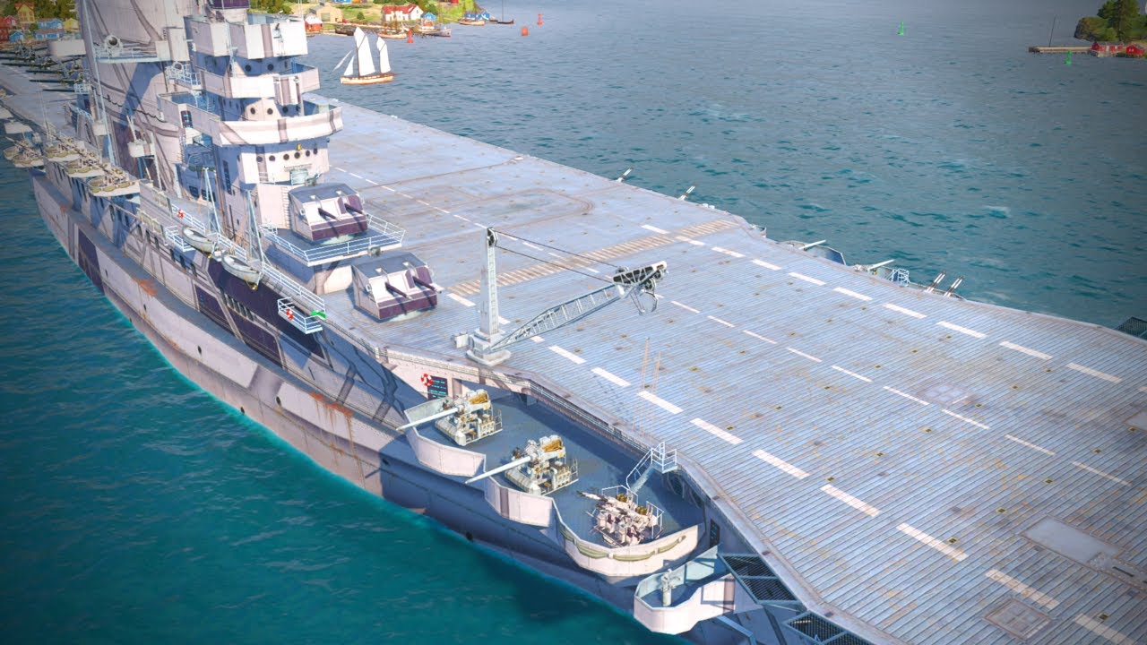 Lexington Carrier Big Damage | World of Warships Legends PlayStation Xbox