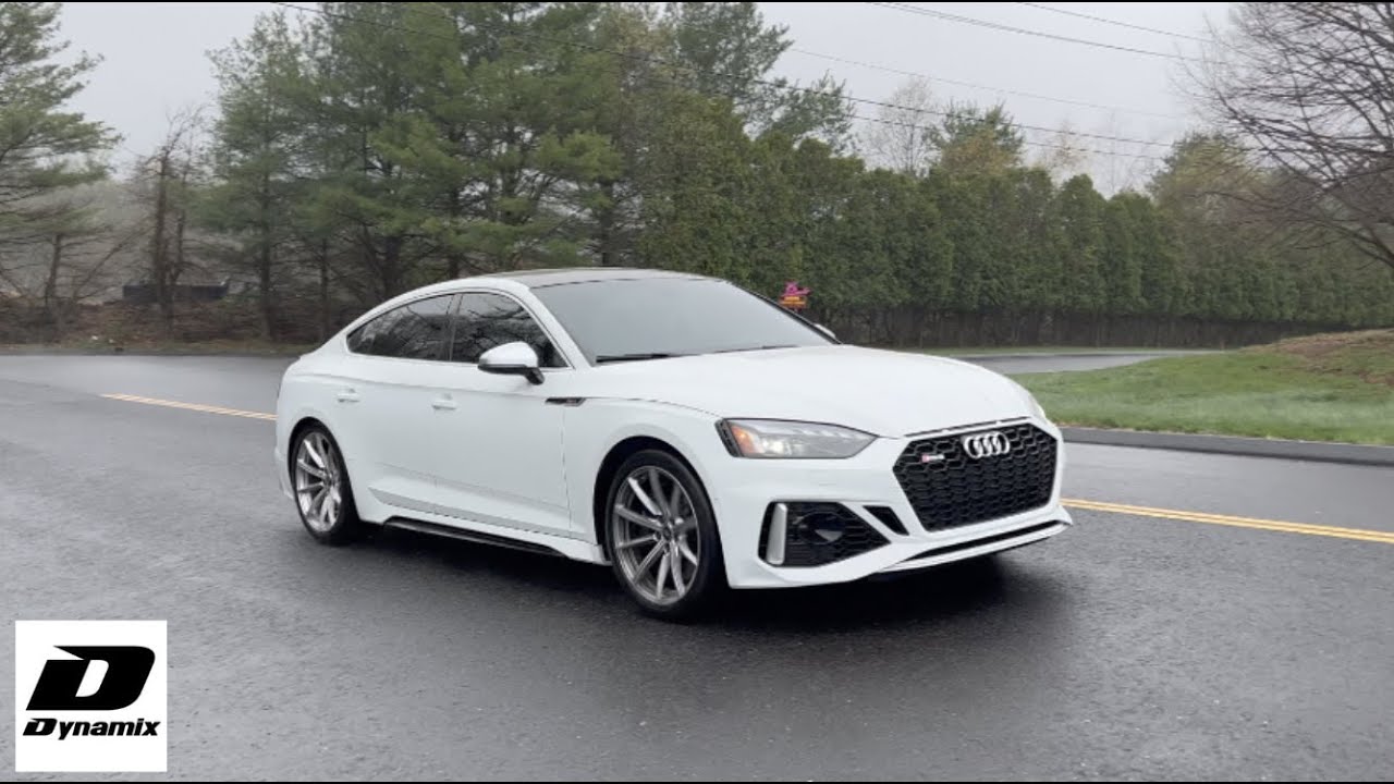 2023 Audi RS5 Sportback Full AWE Touring Exhaust + APR Carbon Intake!! Sound and Install!