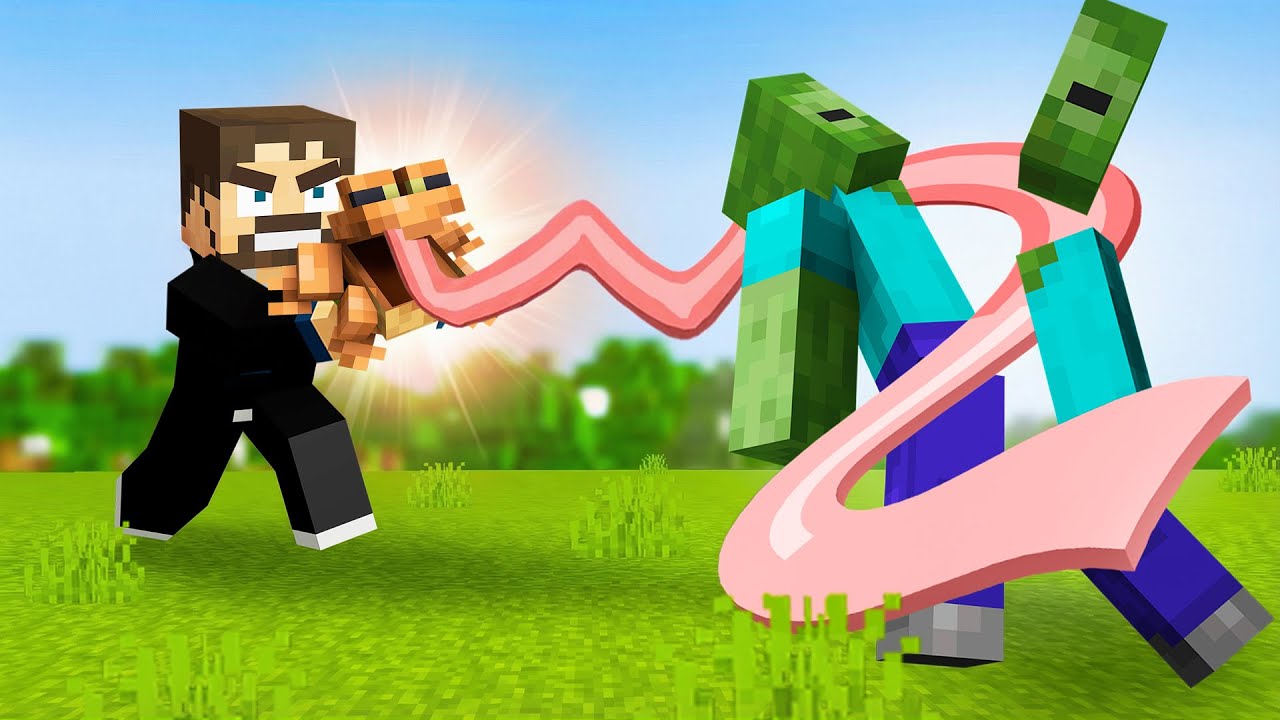 Picking Up MOBS For ABILITIES in Minecraft