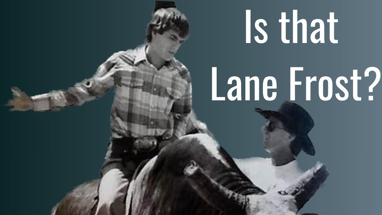 Gary Leffew teaches Luke Perry how to ride bulls for the movie 8 seconds