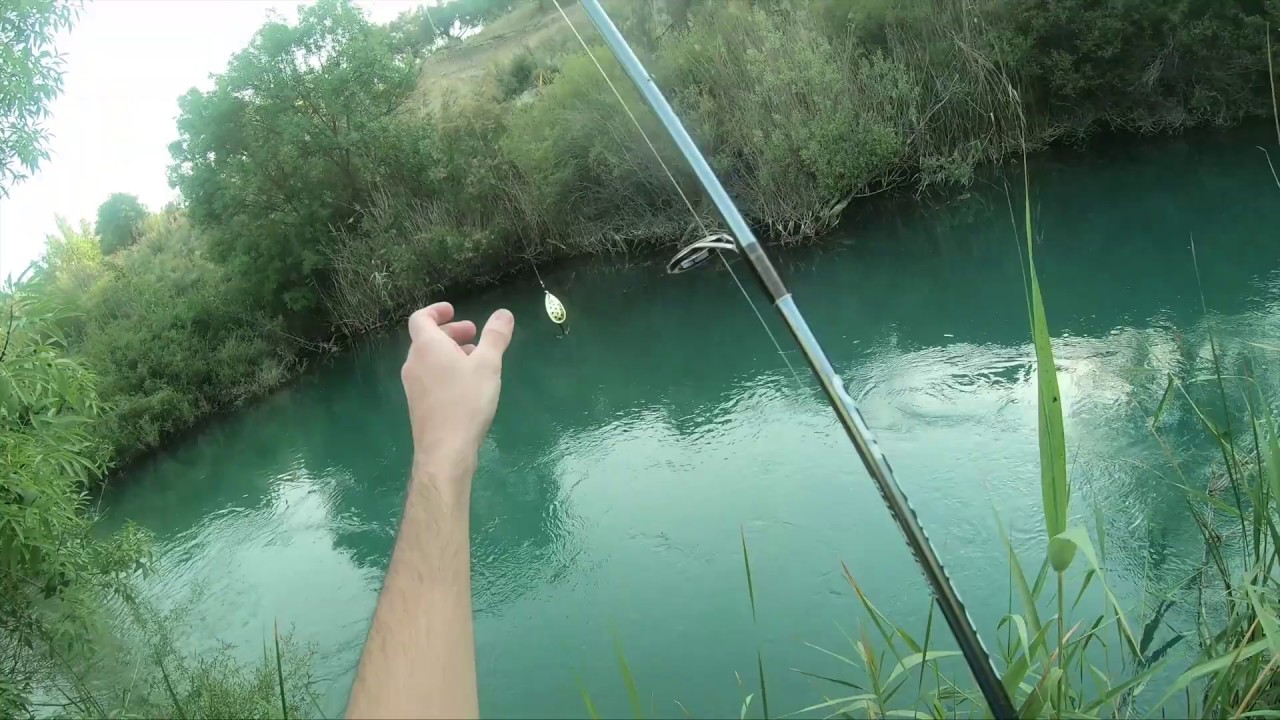 Pescando Truchas Arcoiris  en el  Río Guadalentín (PERALTA) JAÉN