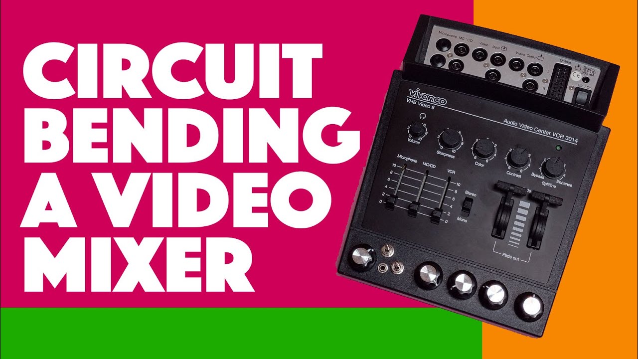 Circuit Bending a Video Mixer for Glitch Art