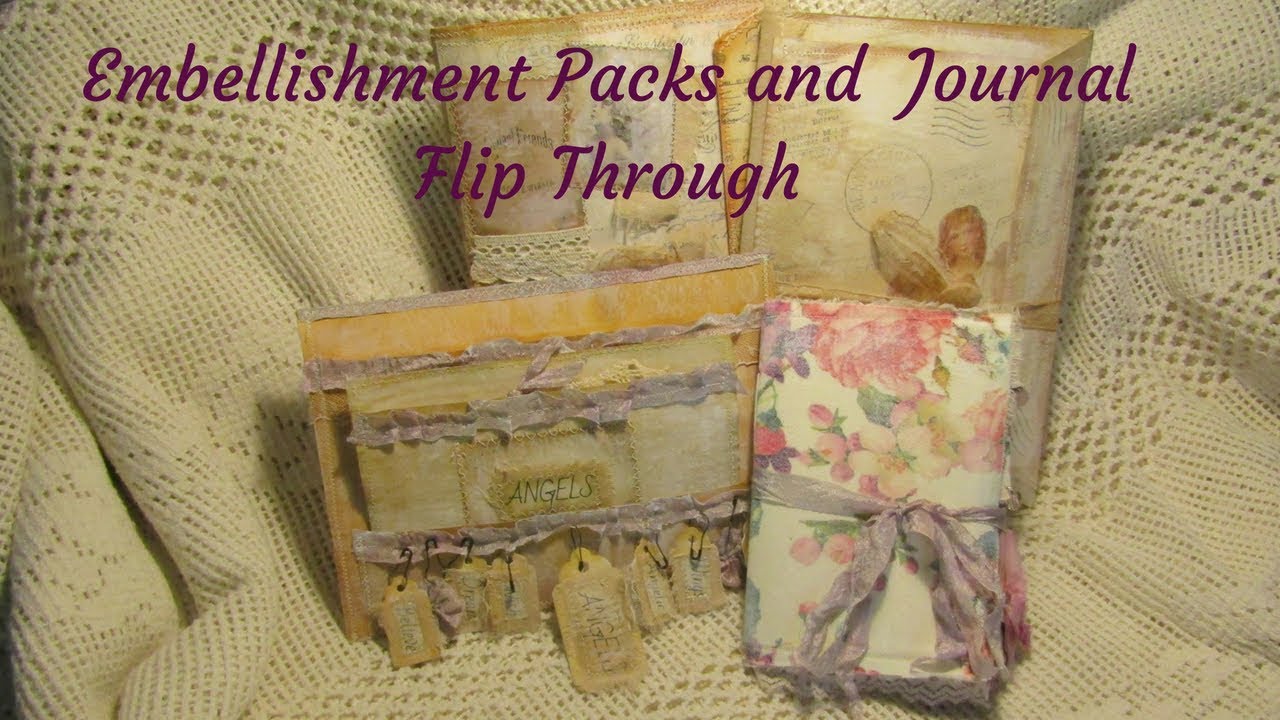 Embellishment Packs and Journal Flip Through