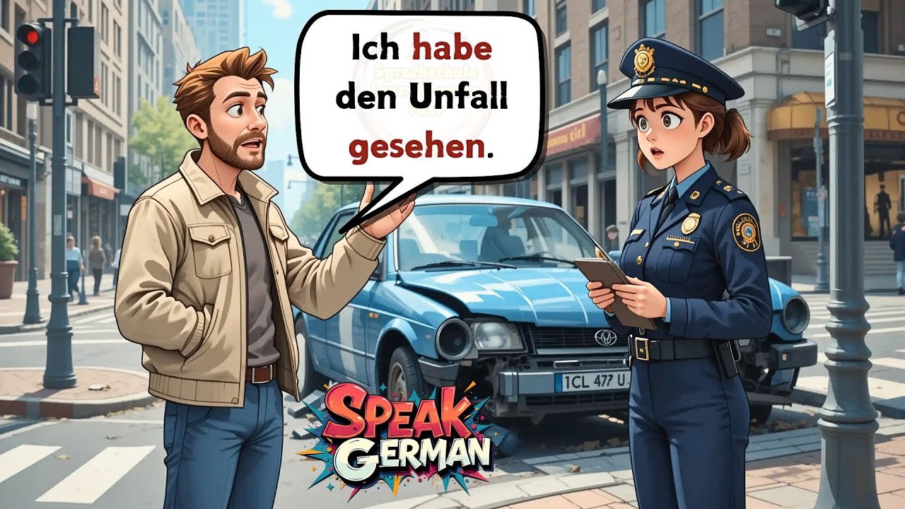 🚗💥 Emergency German: Learn Through 5 Realistic Accident Dialogs 📚
