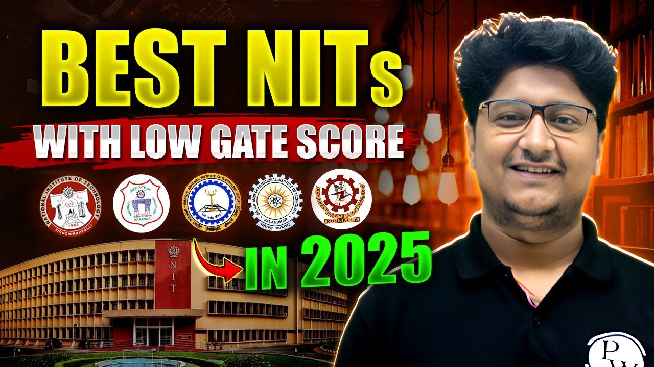 Best NIT with Low GATE Score in 2025 CE