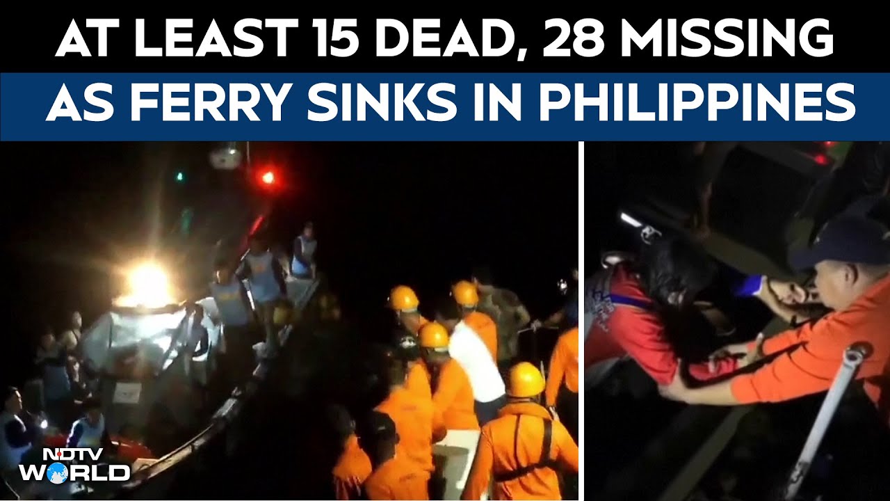 Philippines News | 18 Dead, 28 Still Missing After Ferry Sinks Off Basilan Province In Philippines