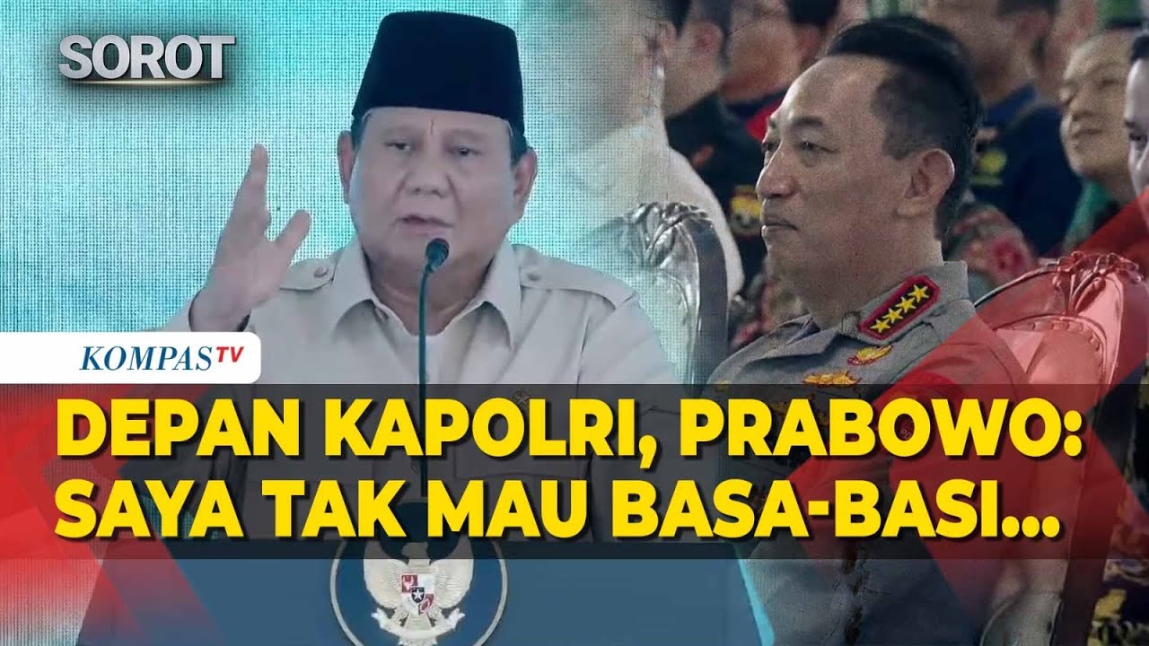 Presiden Prabowo Buka-bukaan Depan Kapolri: Saya Tak Mau Basa-basi, Polisi Selalu Dijelek-jelekkan..