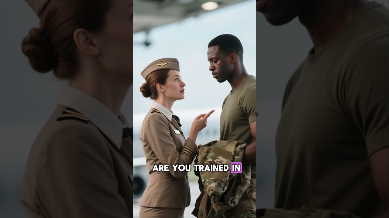 White Lady Mocked a Black US Army Veteran at Airport — Seconds Later, He Saved Her Life 