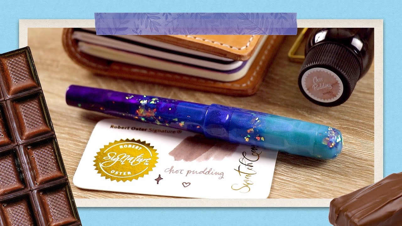 Chocolate Ink in a Candy Colored Fountain Pen? Benu Talisman Fountain Pen