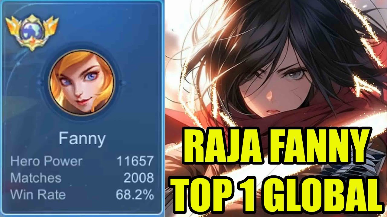 King Fanny top 1 global sanggup 33-0 lawan 5 mitik immortal ribuan gila