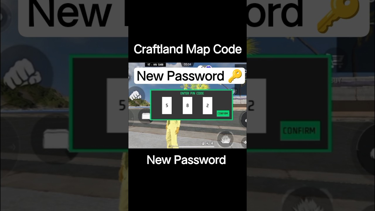 😱 New HN Shri Craftland Map Password LEAKED 🔥 100% Real | Free Fire India