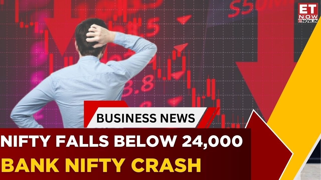 Сегодняшний обвал фондового рынка | Индекс Nifty упал ниже 24 000 | Обвал индекса Bank Nifty и ух...