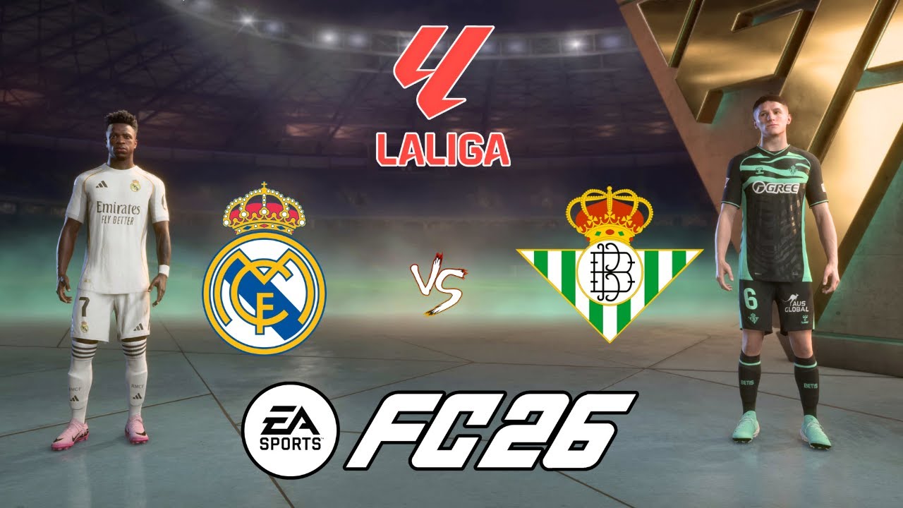 FC-26 | Real Madrid vs Real Betis - La Liga | PS5 Pro Gameplay [4K]