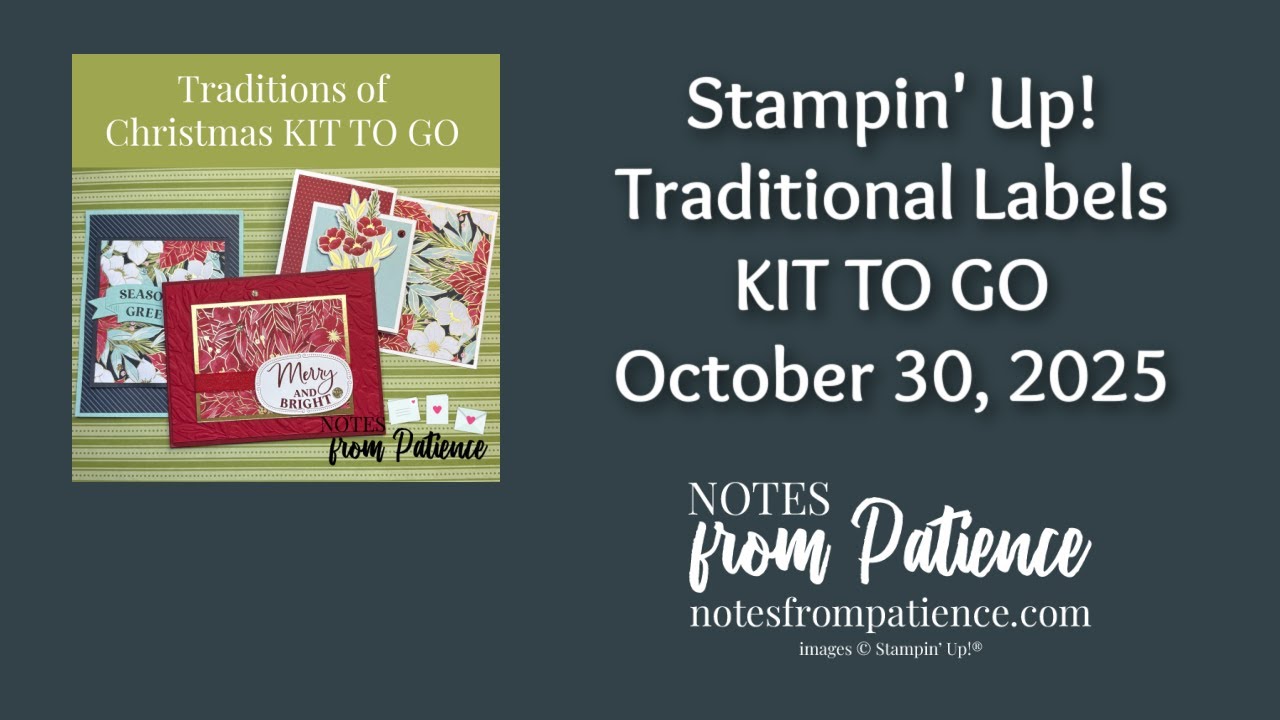 TRADITIONAL LABELS KIT TO GO