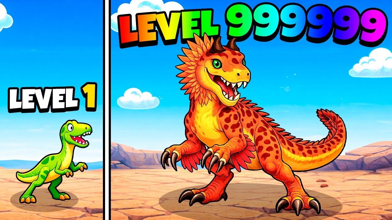 CRIEI O DINOSSAURO MAIS PODEROSO DO MUNDO 😰😱