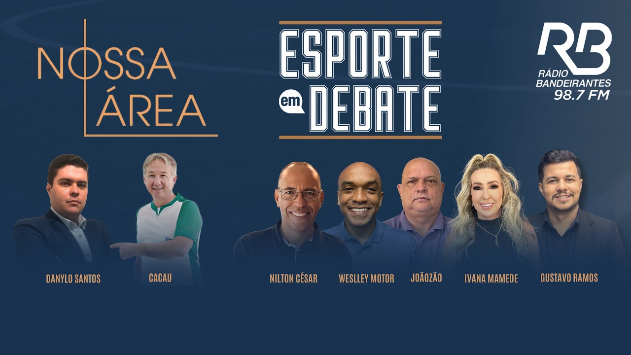 🔴Rádio Bandeirantes Goiânia - AO VIVO - (NOSSA ÁREA E ESPORTE EM DEBATE)  -  18/03/2026