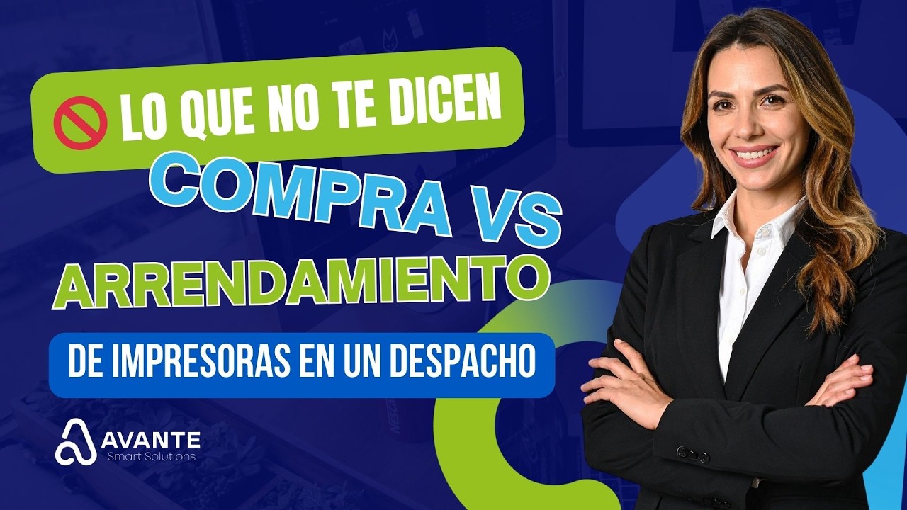 🚫 Lo que NO te dicen, Compra vs Arrendamiento de impresoras en un despacho 👈
