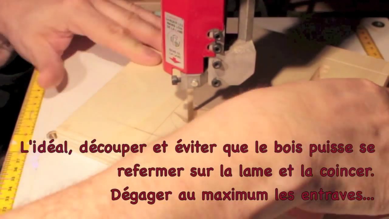 video 141 - scie à ruban - A ne pas faire ! dangers !