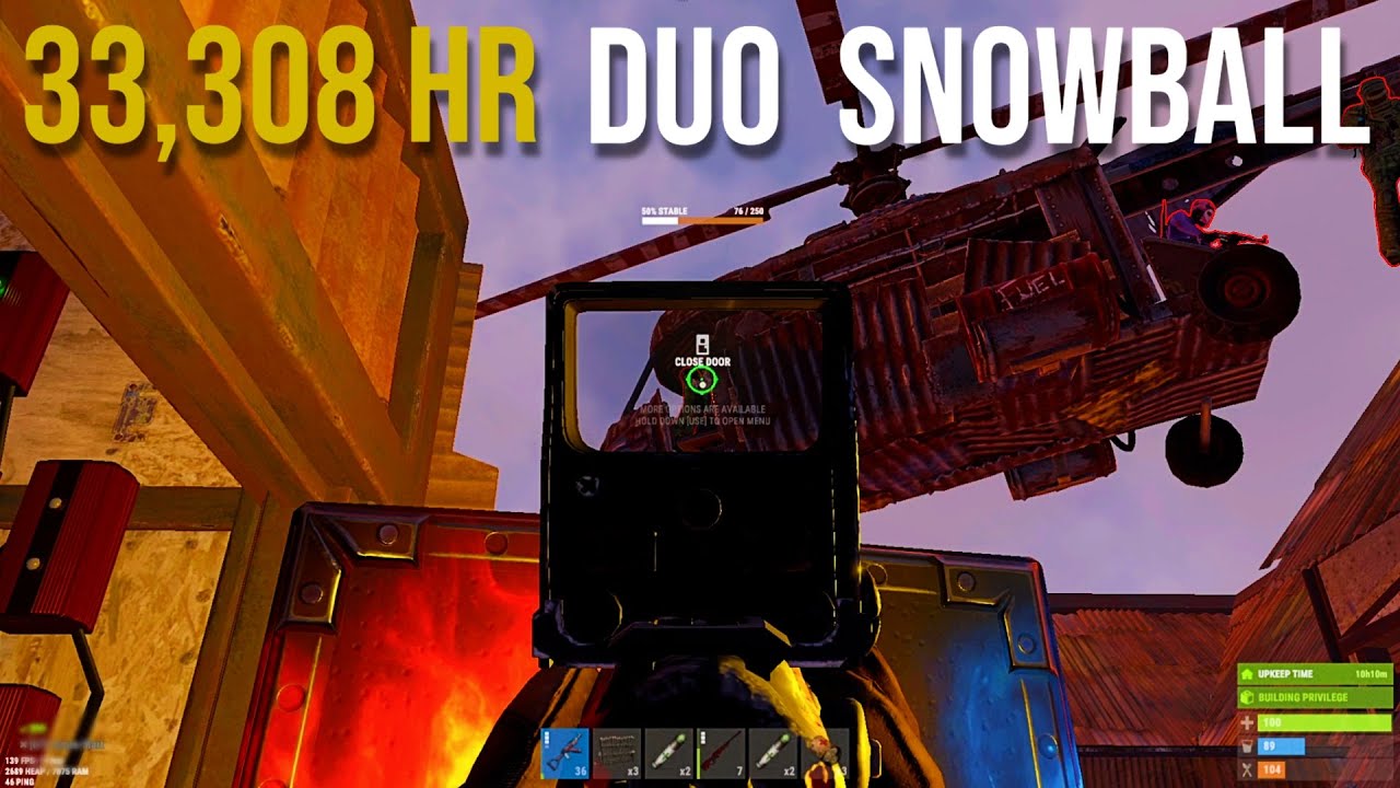 when a 33,308 hour duo snowballs in rust...