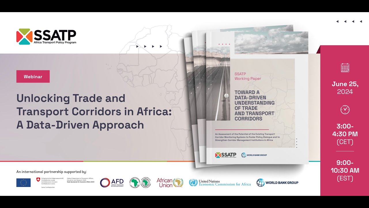 WEBINAR: Unlocking Trade & Transport Corridors in Africa - A Data-Driven Approach (EN)