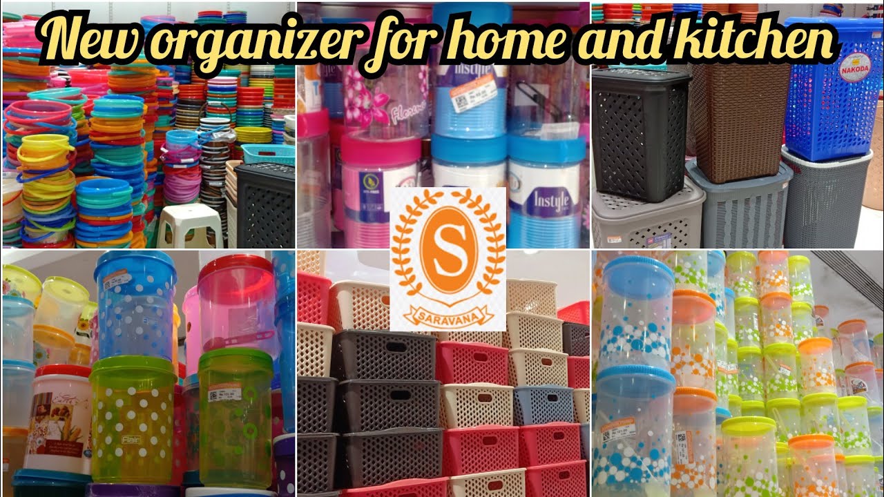 padi Saravana stores New kitchen organizers, Baskets, storage containers for reasonable price