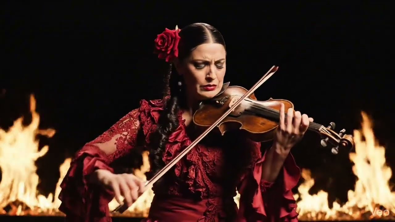 When Midnight Falls… Emotional Flamenco Guitar & Weeping Violin