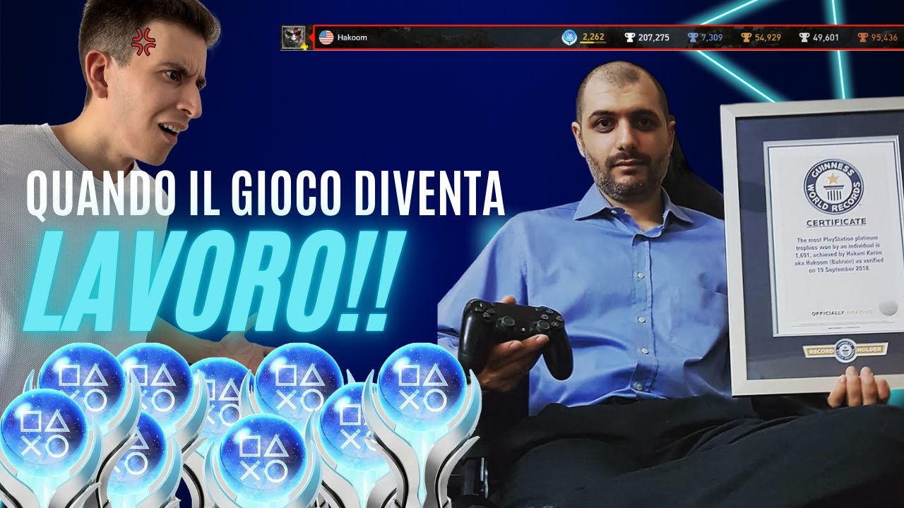 MA QUANTI PLATINI HAI ?? LA STORIA DI HAKOOM L'UOMO DEI RECORD SU PLAYSTATION