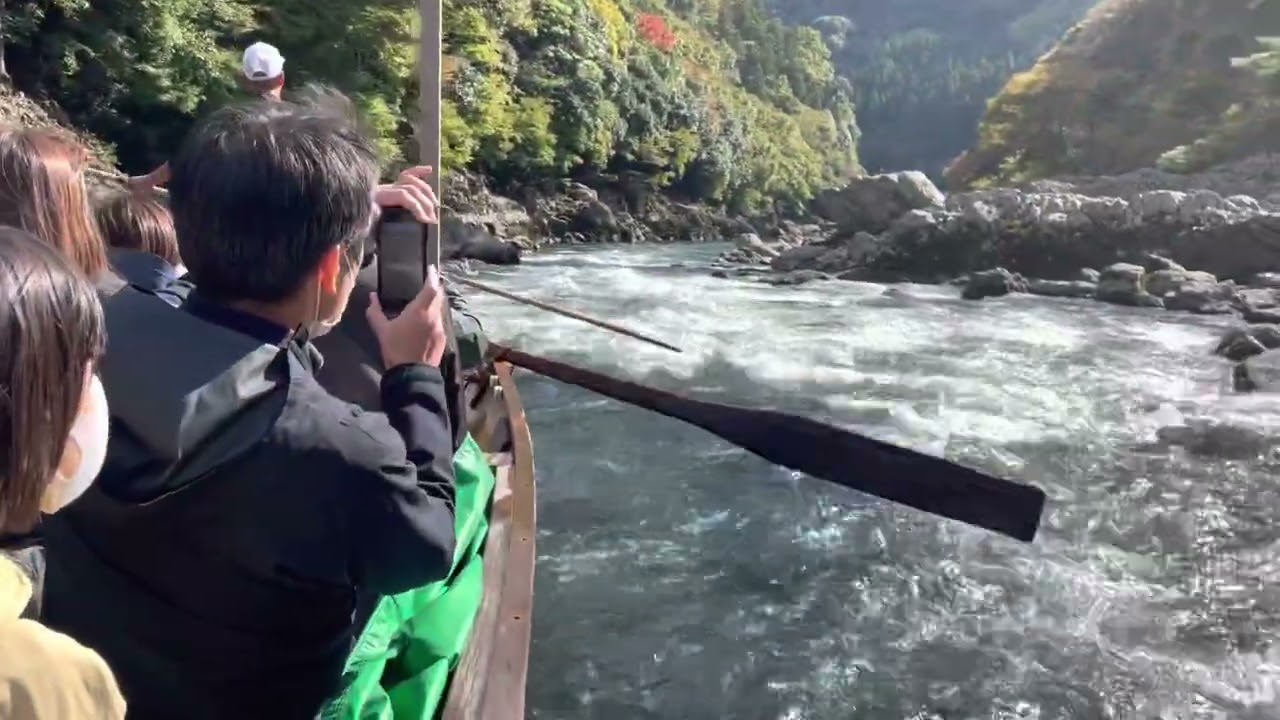 Hozugawa River Cruise Arashiyama Kyoto, October 30th, 2022