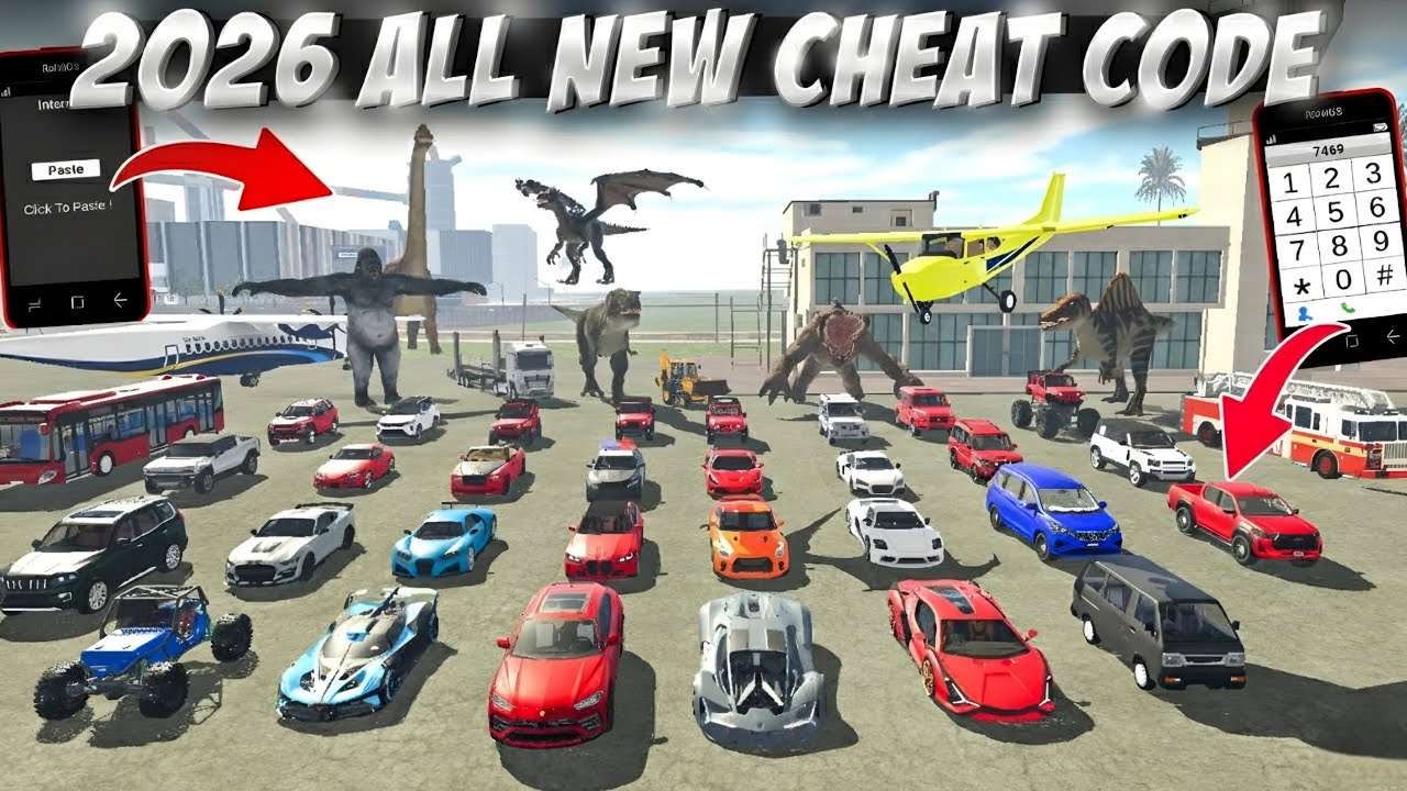 🔴 ALL CHEAT CODE LIVE || INDIAN BIKES DRAWING 3D