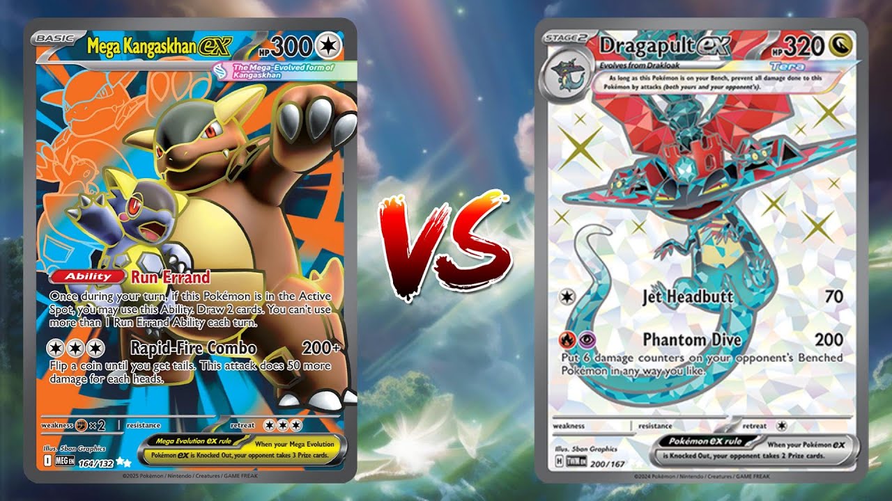 Pokemon TCG Live Mega Kangaskhan EX Bouffalant VS Dragapult EX!!