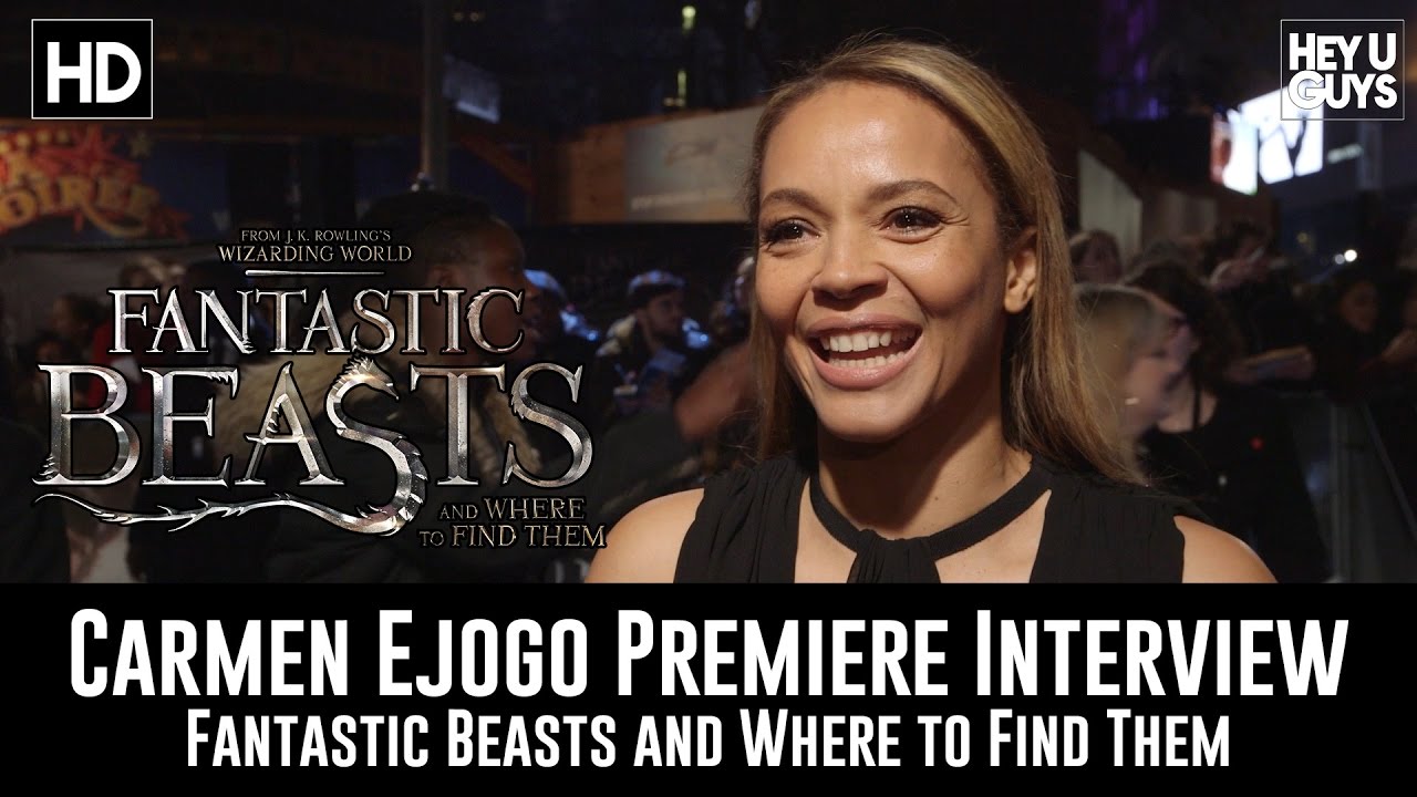 Fantastic Beasts Premiere - Carmen Ejogo Interview