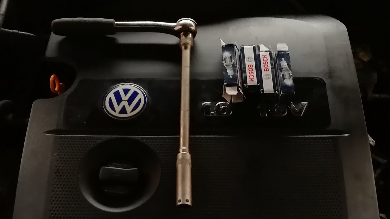 Výměna zapalovacích svíček / vw golf IV 1.6 16v