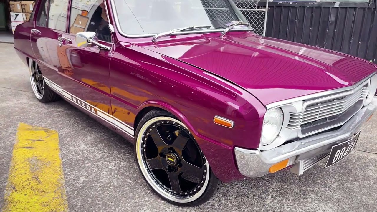 Mazda 1300 Simmons Wheels FR1 OS Drag Wheels 13B Rotary