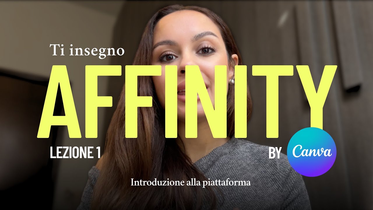 Come utilizzare il nuovo Affinity by Canva | Lezione 1 | Corso di grafica gratis