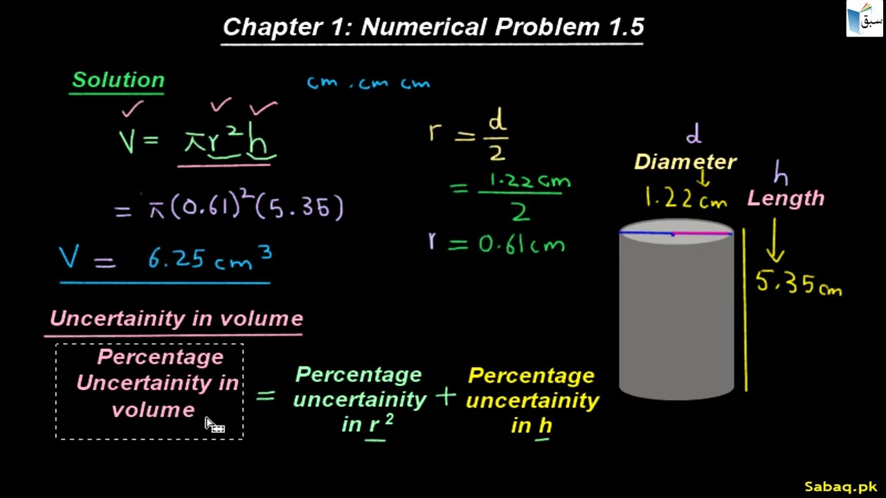 Class 11th | Punjab Board (2025-26) | Chapter 1 | Numerical Problem: 1.5, Physics Lecture | Sabaq.pk