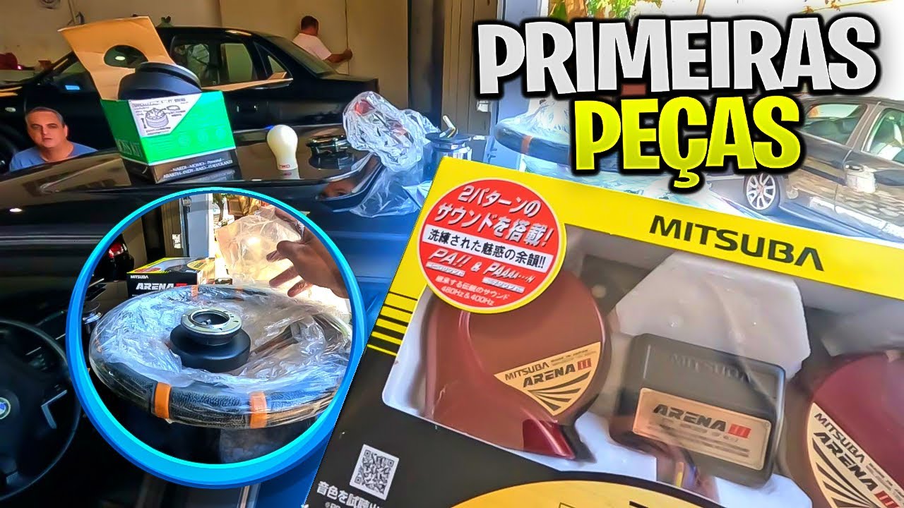 COMEÇAMOS A MONTAR A E36 DE DRIFT (PEÇAS DO JAPÃO)