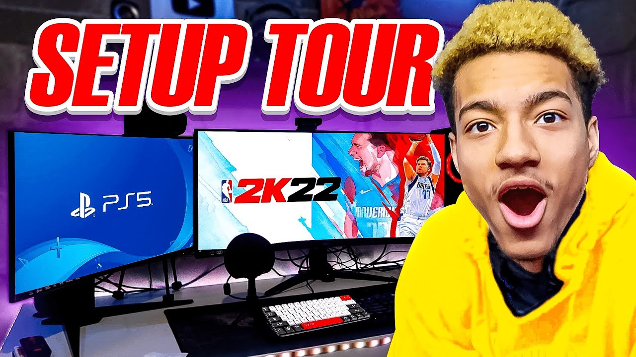 2022 NEW GAMING SETUP /  ROOM TOUR!! *$10,000* - Easy Breezy DF