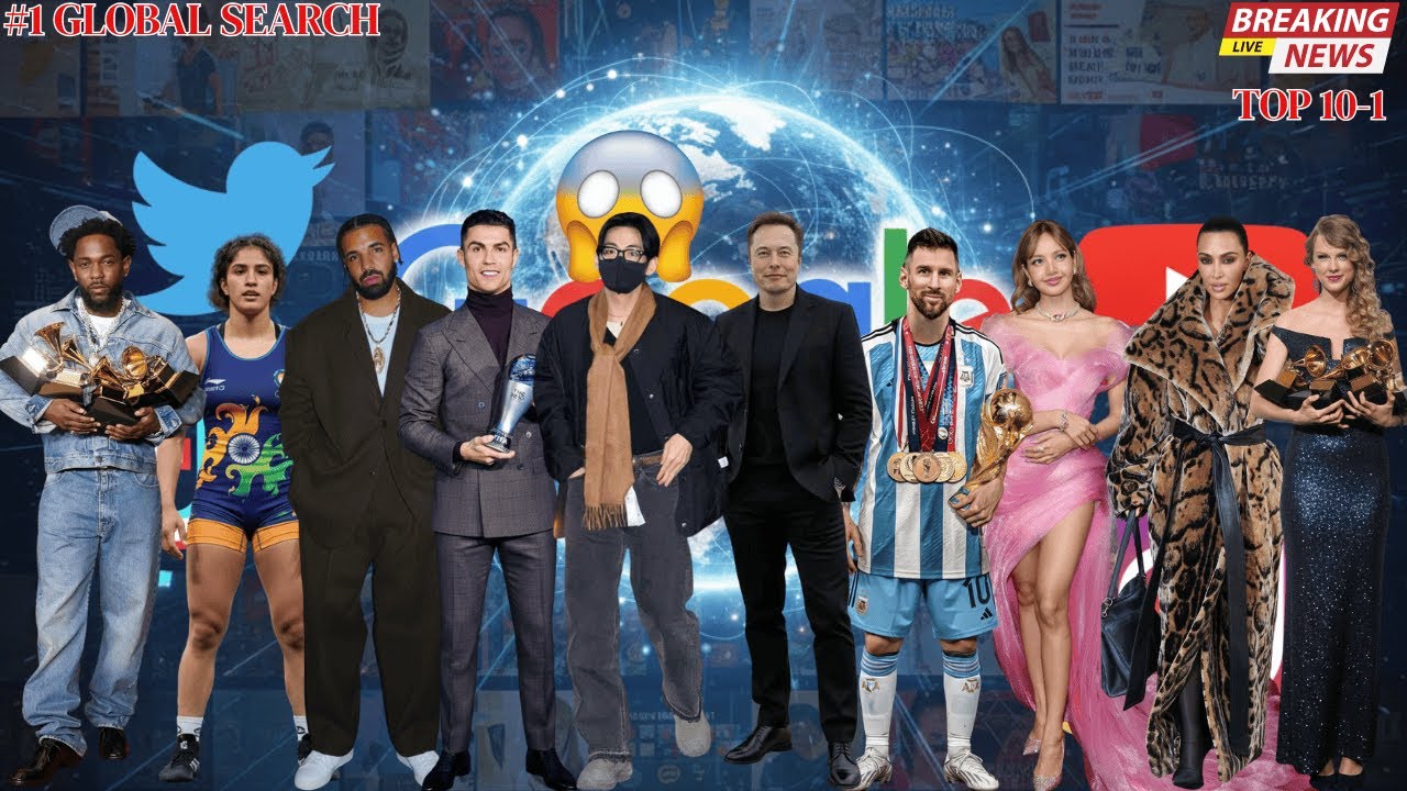Топ-10 самых популярных людей в мире по количеству поисковых 2026 году — Ким Тэхён занимает первое !