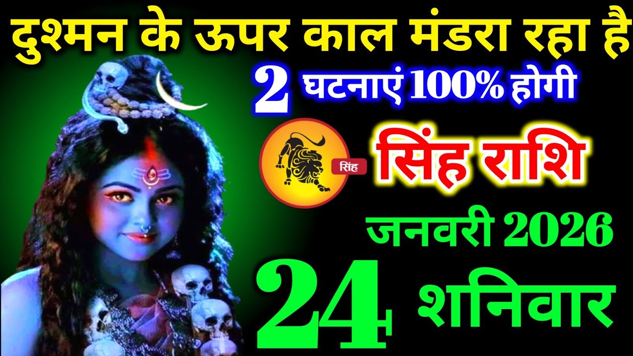 सिंह राशि वालों 16 जनवरी शुक्रवार दुश्मन के ऊपर काल मंडरा रही है बड़ी खुशखबरी। Singh Rashi 