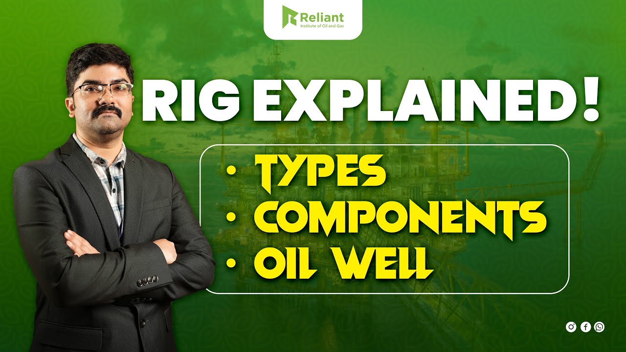 RIG for Beginners | Types, Components, Oil Well & Production Explained #oilandgascourses